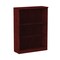 Alera 31.75 in. x 14 in. x 39.38 in. Valencia Series 3-Shelf Bookcase - Mahogany